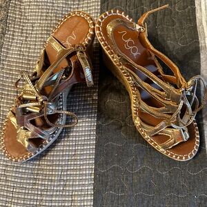 Sugar Women's Metallic Gold Sandals